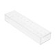 thumbnail image 1 of Jarrón acrílico rectangular alargado para flores, ideal para dormitorio o hogar. Sin luz, 1 of 9