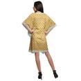 thumbnail image 4 of Moomaya Cutwork Lace Beach Kaftan For Women Printed Bikini Caftan Plus Size, 4 of 6
