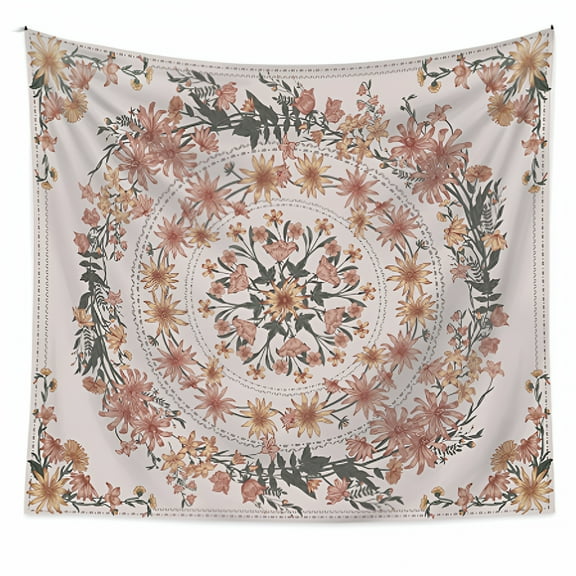 LAMIRO Boho Mandala Wall Hanging Decorative Tapestry Beach Towel Throw Blanket Living Room Bedroom Home Decor Boho Tapestry