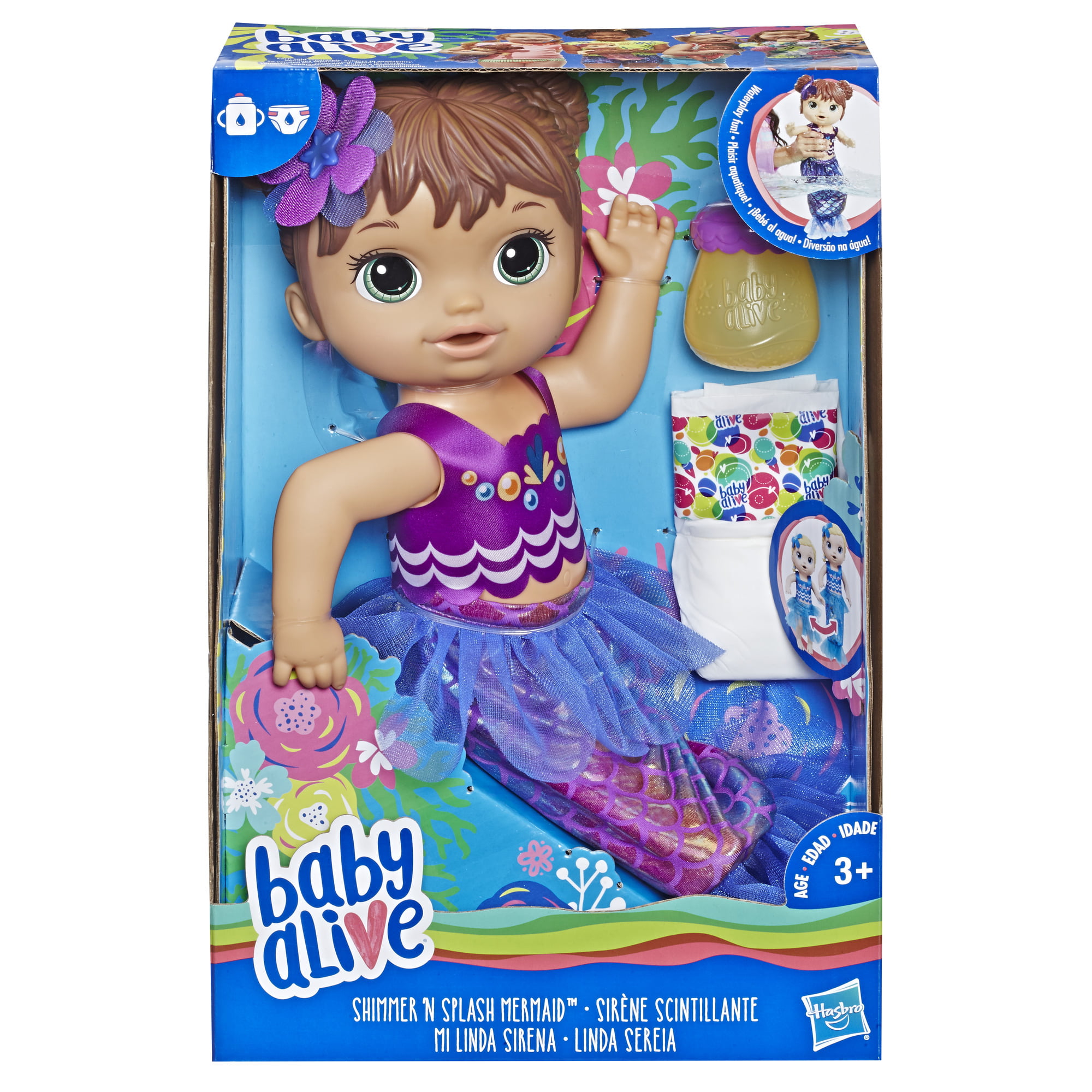 Baby Alive Shimmer n Splash Mermaid 