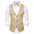 thumbnail image 1 of Men's Sequin Vest Performance Dress Jacket Night Shop Men's Host MC Studio Vest, 1 of 6