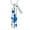 Blue, variant on Personalize Stainless Steel Cat Print Cylinder Urn Pendant Pet Memorial Cremation Jewelry for Ashes Keepskae Memory Necklace