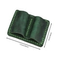 thumbnail image 2 of Oliegs Porte-Stylo Double Rétro en PU pour Voyage, Prise pour Cahier, Capuchon de Stylo en Acier Inoxydable, Support de Rangement pour Stylo Anti-Perte, 2 of 5