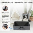 thumbnail image 5 of Brabtod Personalizable Large Dog Toy Bin, Dog Toy Basket Storage with Collapsible Fabric Trapezoid Design,Pefect for Organizing Pet Toys/Blankets/leashes/Rope Toys/Clothing,SnowGray, 5 of 7