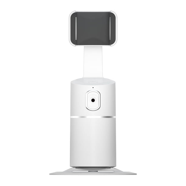 360 ° rotación auto seguimiento teléfono inteligente soporte blanco Baoblaze Soporte para teléfono de seguimiento