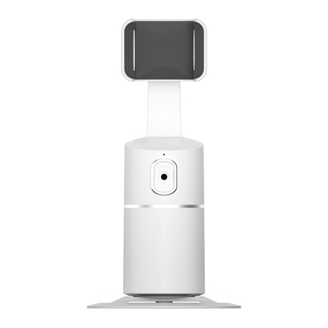 360 ° rotación auto seguimiento teléfono inteligente soporte blanco Baoblaze Soporte para teléfono de seguimiento