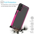 thumbnail image 5 of Galaxy A13 5G Case, Samsung A13 5G Sturdy Case, EBIZCITY [Tmajor] Galaxy A13 (6.5 INCH) Shock Absorbing Cases [Rose] Hybrid Bumper Cute Defender Rugged Cover Plastic Outer & Rubber Silicone Inner, 5 of 8