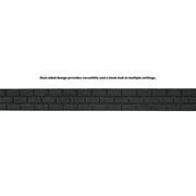 GroundSmart Brickface Landscape Edging, 4 Black Rubber Garden Edging Border, 48 pack