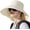 Beige, variant on 2PCS Sun Hats for Women with Neck Flap Ponytail Hole Women Sun Hats Rollable UV Protection Fishing Hats Wide Brim UPF 50+