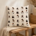 thumbnail image 6 of Halloween Ghost Print Throw Pillow Cover Spooky Ghost Decor Cushion Case 18x18 for Sofa Couch Home Decor by OVFUIZ, 6 of 6