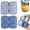 Blue, variant on Owl Ice Grid Light Green 17 * 14,Homemade ice cube freezing shaping,Ice cube mold,Food grade silicone-Light Green