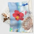 thumbnail image 5 of Lsque Pikmin Pattern Waterproof Throw Blanket Pet Blanket for Dogs & Indoor Cats, Washable - Shaggy Plush Calming Long Faux Fur & Velvet Dog Blanket -, 5 of 8