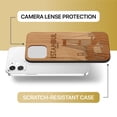 thumbnail image 6 of Case Yard Wooden Case Outside Soft TPU Silicone, Slim Fit Shockproof Wood Protective Phone Cover for Girls Boys Men and Women, Supports Wireless Charging Istanbul Bridge Design case for iPhone-12-Mini, 6 of 7