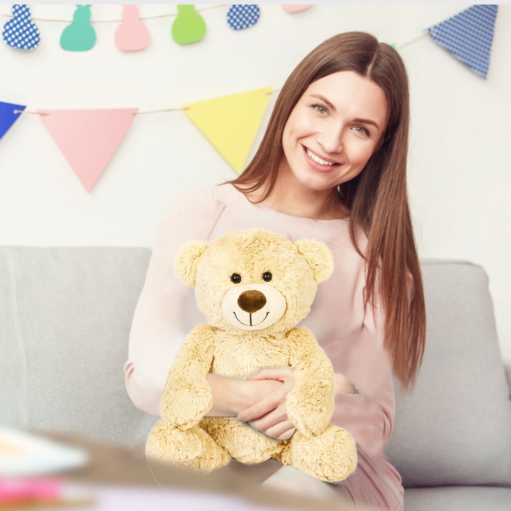 LotFancy Teddy Bear Stuffed Animals, 20 in Plush Toy Gifts for Kids, Boys, Girls