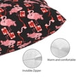 thumbnail image 3 of Balery New Year Flamingo Funda de Cojín Estampada, Regalos para Mujeres, Regalos de Amor para Ella, Regalos para Novia o Esposa, Funda de Almohada-16"x24", 3 of 6
