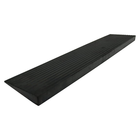 Non-Slip Solid Rubber Threshold Wheelchair Threshold Ramp for Doorway 35.4"*9.8"*1.8"