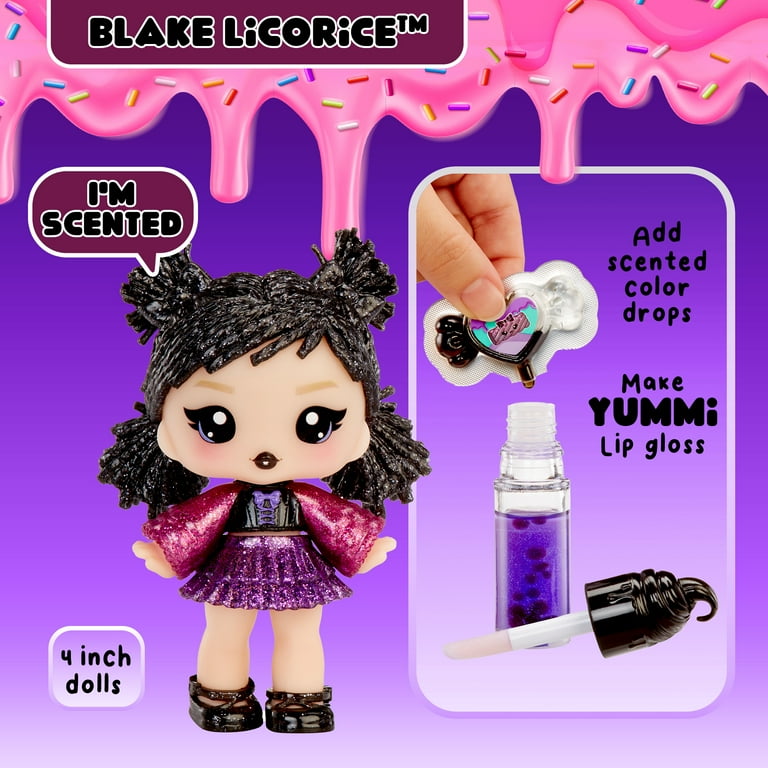 Yummiland Lip Gloss Doll Sour Sweeties - Blake Licorice - Walmart.com