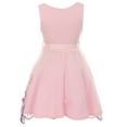 thumbnail image 3 of Big Girls Lovely V Neck Embroidered Floral Summer Party Flower Girl Dress Pink 8 (2J1K2S5), 3 of 4
