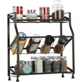 thumbnail image 4 of 3 Ties Spice Rack Organizer for Countertop Free Stand Holder Storage for Kitchen, 4 of 7