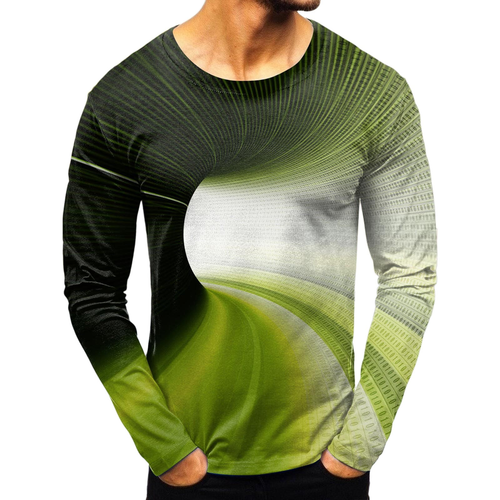 Fashion Shirts V-Neck Shirts Pfeffinger V-Neck Shirt abstract pattern casual look 