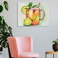 thumbnail image 3 of YILUYINQING Lemonade Lime Mint Canvas Wall Art For Home Decor 16x12in, 3 of 6