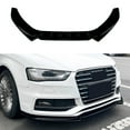 thumbnail image 2 of For A-U-D-I A4 S4 B8.5 Sline 2013-2016 Front Bumper Spoiler Lip Lower Body Kit Diffuser Splitter Tuning Guard Body Kit Tuning ABS, 2 of 7