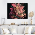 thumbnail image 2 of Designart Floral Pink Sneakers Art II Canvas Wall Art, 2 of 5