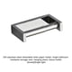 thumbnail image 4 of Portarrollos de papel higiénico multifuncional Cateissary acero inoxidable negro, 4 of 6