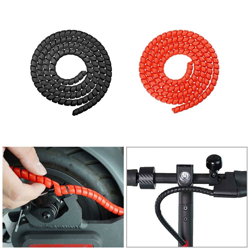 Spiral Cable Protector Wire Cover For Xiaomi M365 Pro Ninebot Electric Scooter 