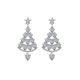 thumbnail image 1 of Guardurnaity 1 par de pendientes para mujer, decoración de árbol de Navidad, pendientes, decoraciones para orejas, novias, joyería femenina para Ropa, zapatos y accesorios Miscelánea, 1 of 6
