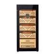 thumbnail image 1 of KFFKFF Electric Humidor, 105L, 1000 Counts Electric Cigar Humidor Cabinet with Compressor Cooling, Constant Humidity & Temperature Control, 1 of 9
