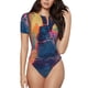 thumbnail image 1 of Fotbe Neon Rabbit In Archway Body de Mujer con Cuello Redondo y Mangas Cortas, Sin Mangas Ajustado, Suave, Cómodo y Básico-Small, 1 of 7
