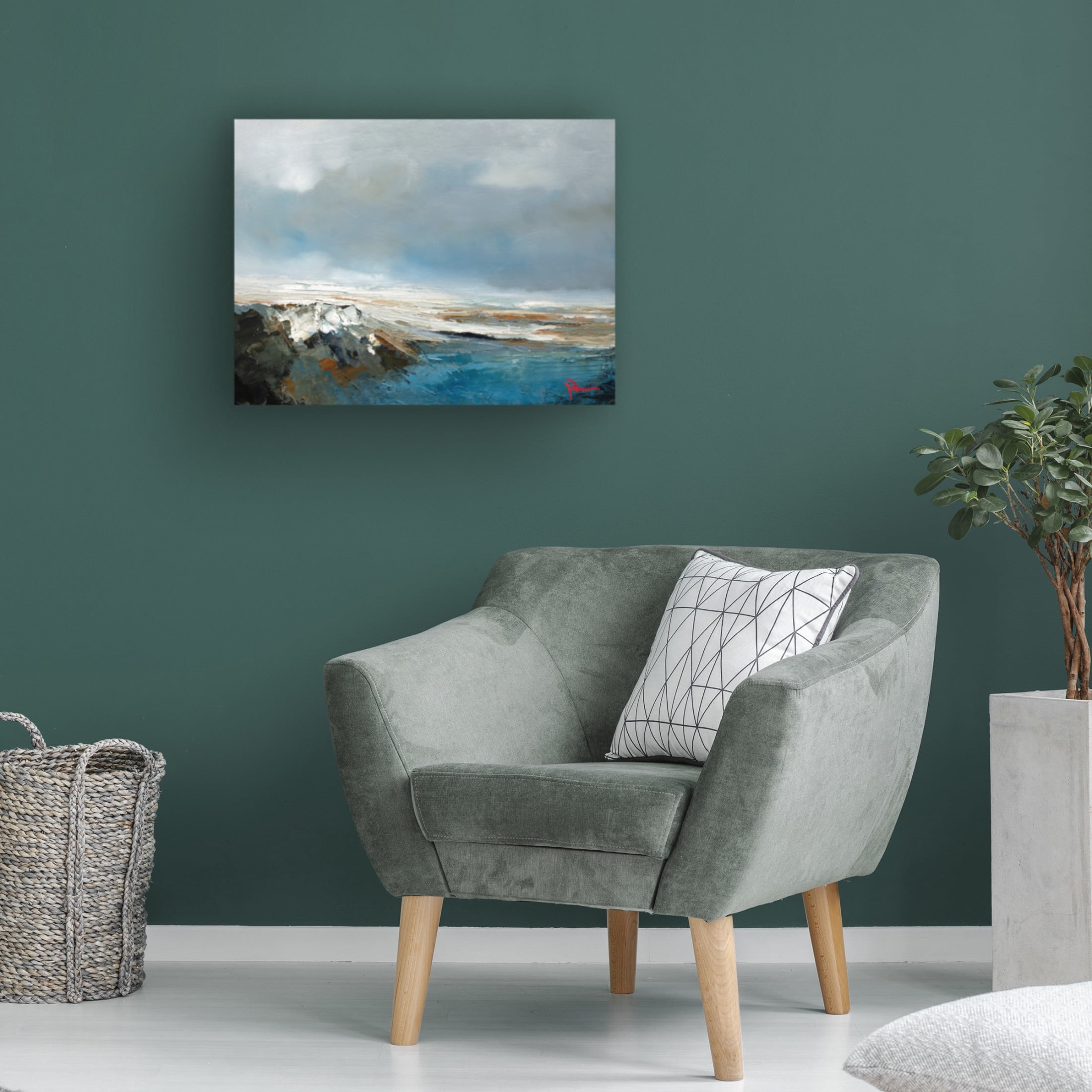 Canvas Wall Art - Patrick Dennis 'Build Up' Wall Art for Living Room, Bedroom, or Office Décor by Trademark Fine Art - 19 x 14 Inches