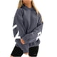 thumbnail image 1 of Fashiona Women's Letter Print Loose Pullover Hooded Sweatshirt Tops, 1 of 6