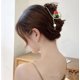 thumbnail image 4 of Pinza de pelo elegante con perlas de metal, horquilla de pelo femenina, estilo coreano, clip de tiburón, clip de cangrejo, clip de tiburón XianweiShao 8390615133852, 4 of 5