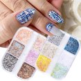 thumbnail image 2 of 5g Nail Art Powder Grain Effect Non-Floating Colorful Winter Woolen Nails Powder Knit Dust for Manicure, 2 of 8