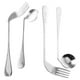 thumbnail image 1 of WORGEOUS 1 Establecer una cuchara curva Desactivado el horquilla auxiliar de uso fácil Uso de la vajilla Ayudas de alimentación de utensilios adaptativos, 1 of 7
