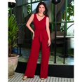 thumbnail image 1 of 476-59 Jumpsuit dama de vestir rojo quemado, 1 of 2