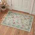 thumbnail image 5 of GENIMO 2'x7' Runner Rug, Washable Non Slip Soft Floral Hallway Runner for Kitchen Entryway Laundry Room, Sage Green, 5 of 6