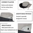 thumbnail image 3 of Bucket Hat Quick Drying Packable Wide Brim Breathable Foldable Sunshade Sun Ponytail Cap With Chin Strap, 3 of 4