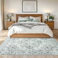thumbnail image 7 of ASPILLOW 7x10 Large Washable Area Rug, Soft Low Pile Stain-resistant and Non-slip Bohemian Carpet for Home decor Living Room Dining Room Bedroom Den,Gray, 7 of 7