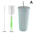 thumbnail image 1 of Sparkle in Style: Rhinestone Bling Thermal Bottle 751ml - Glitter Diamond Water Bottle with Lid & Straw, 1 of 1