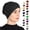 Black, variant on Soft Stretch Turban Cap for Women, Breathable Thin Cooling Skull Caps with Anti-Slip Fit, Hair Volume Conceale
