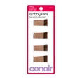 thumbnail image 3 of (4 pack) Conair Styling Essentials Mini Bobby Pins, Smooth Brown, 36 Count, 3 of 9