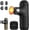 Black-A, variant on RENPHO Mini Massage Gun with Heat, Neck and Back Massager for Pain Relief Deep Tissue, FSA HSA Eligible, Fathers Day Gift for Dad Men