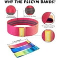 thumbnail image 5 of 3 Levels Resistance Bands for Legs and Butt,Workout Booty Bands, Mini Hip Circle Loop Sliders Fitness Thigh Glute Bands Set, 5 of 7