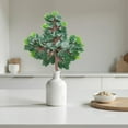 thumbnail image 1 of Home Decor Artificial Branch Banyan Leaf Red Maple Leaf Indoor Fake Tree Ginkgo Leaf Plastic Branch Engineering Green Plant Branch Wholesale Home Improvement, 1 of 6