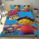 thumbnail image 1 of Sid el Niño Científico Conjunto de sábanas temático, trío de piezas, cómodo y amigable con la piel, diseño único, regalo de decoración para el hogar para familiares, amigos y fans,173cm *218cm, 1 of 6