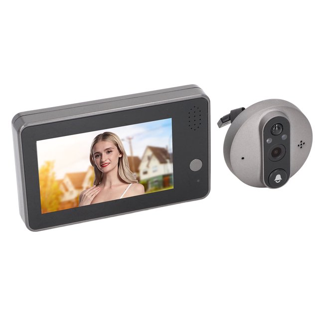 Mirilla con cámara de seguridad, visor de puerta con vídeo, 1080P, fiable y duradero