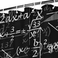 thumbnail image 3 of Math Equations Algebra Black Pattern Shower Curtain 36"x72" ,Bathroom Decorative Shower Curtains Set with 12 Hooks,Modern Waterproof Washable Shower Curtain, 3 of 6